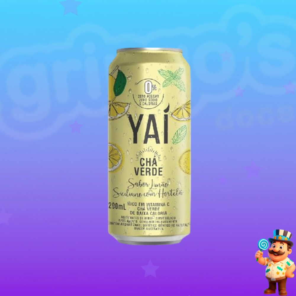 CHÁ VERDE YAÍ LIMÃO SICILIANO COM HORTELÃ 290ml