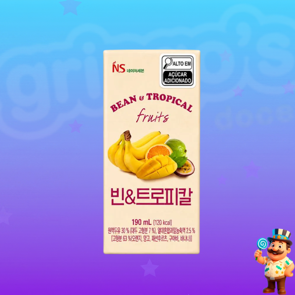 LEITE DE SOJA DUYU SABOR TROPICAL 190ml