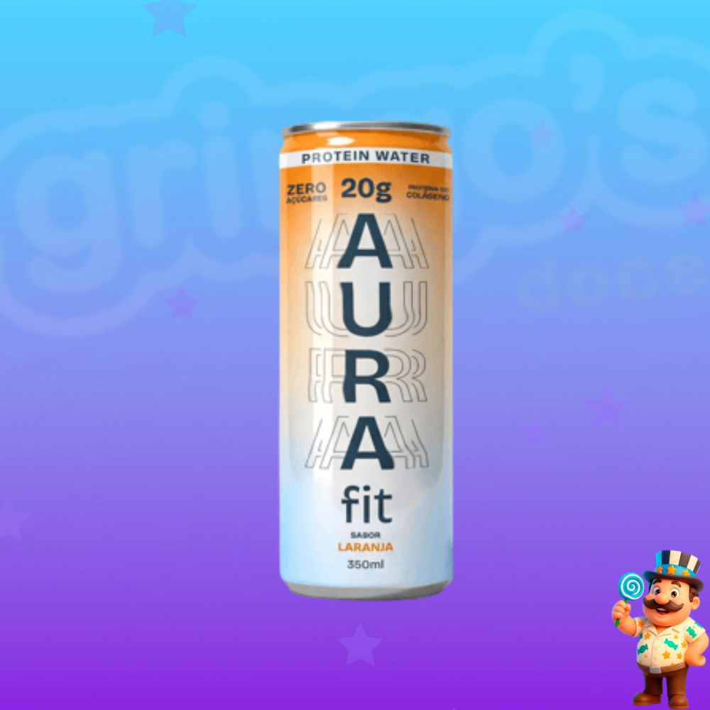 REFRESCO PROTÉICO AURA FIT LARANJA 350ml