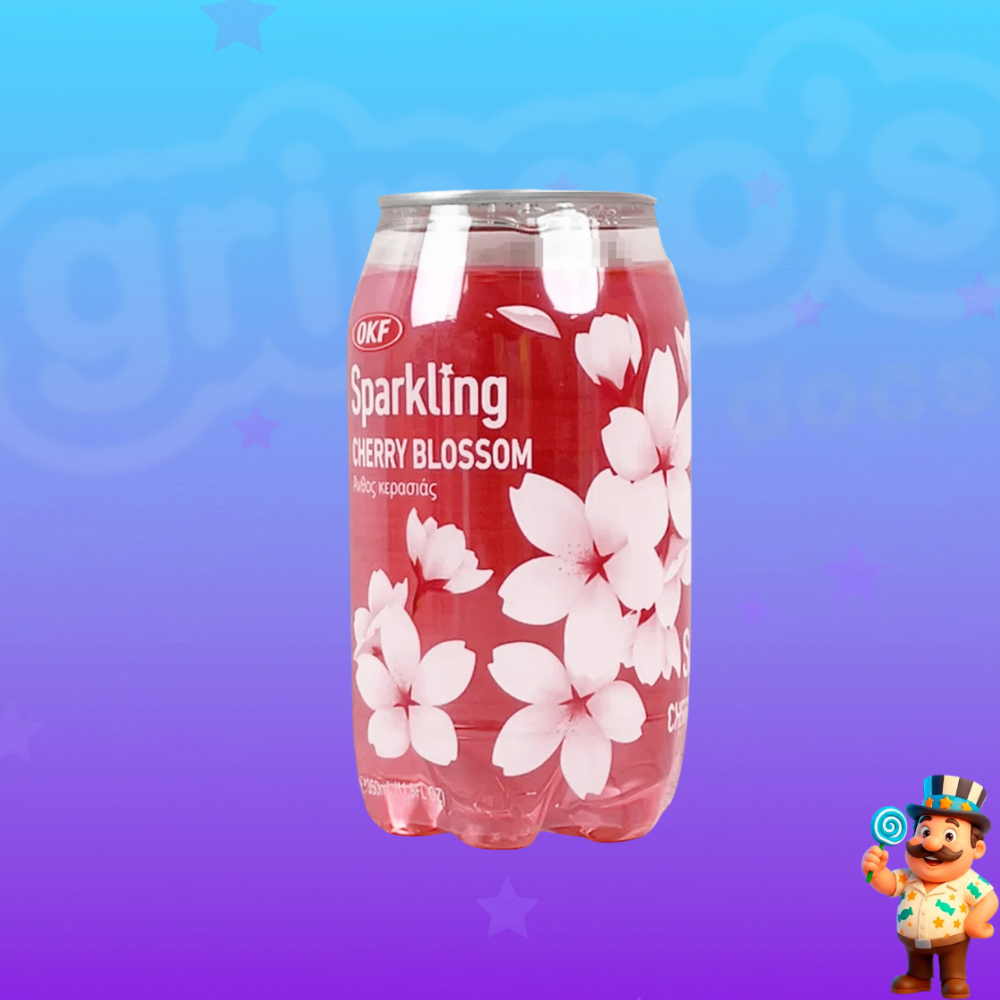REFRIGERANTE OKF SPARKLING CHERRY BLOSSOM 350ml