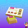 CHOCOLATES GOPLANA PRALINE SQUARES PISTACHIO 200g