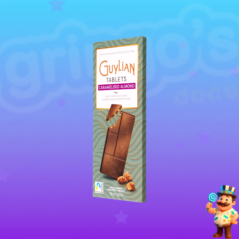 CHOCOLATE GUYLIAN CARAMELISED ALMOND 100g