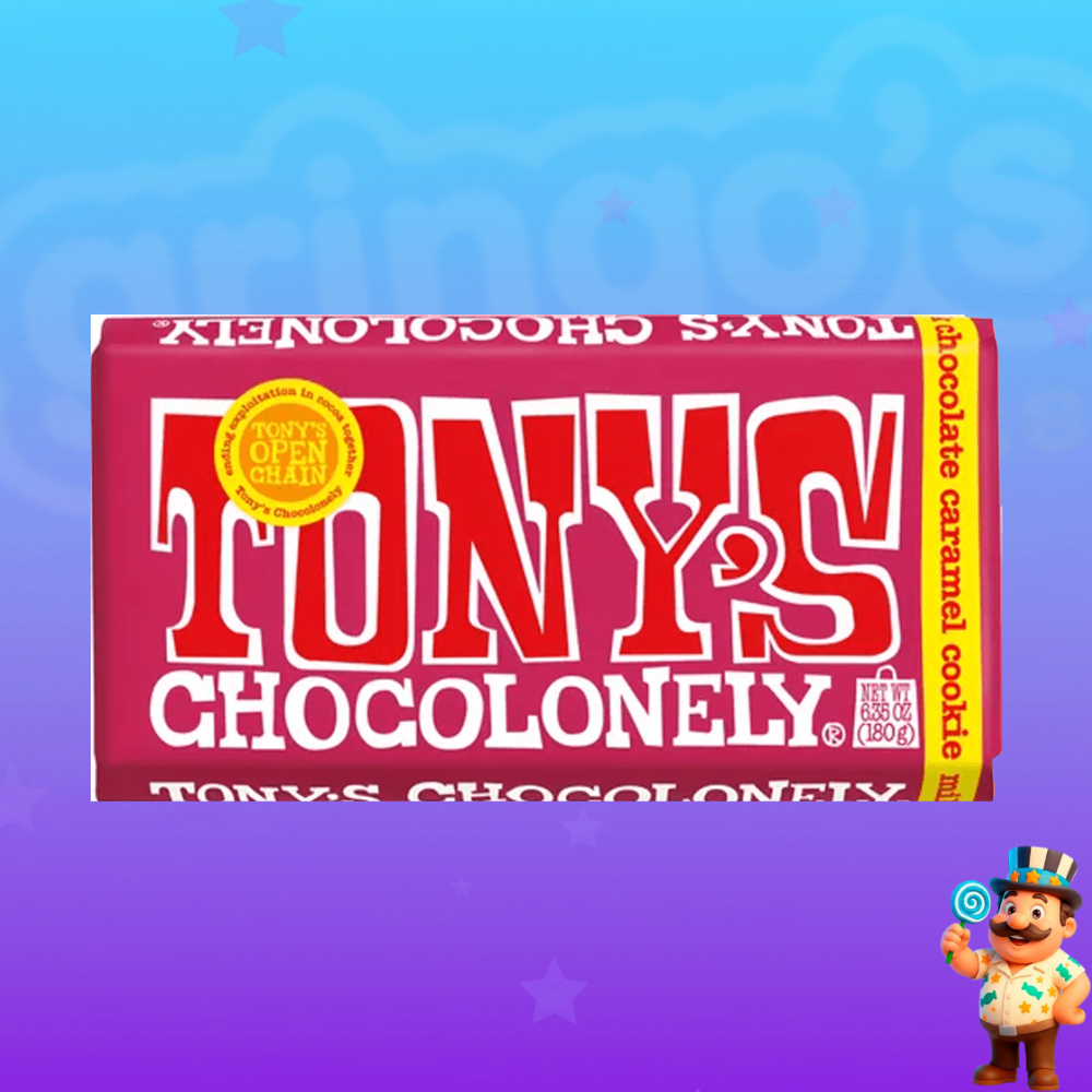 TONY'S CHOCOLONELY CARAMELO E COOKIE 180g