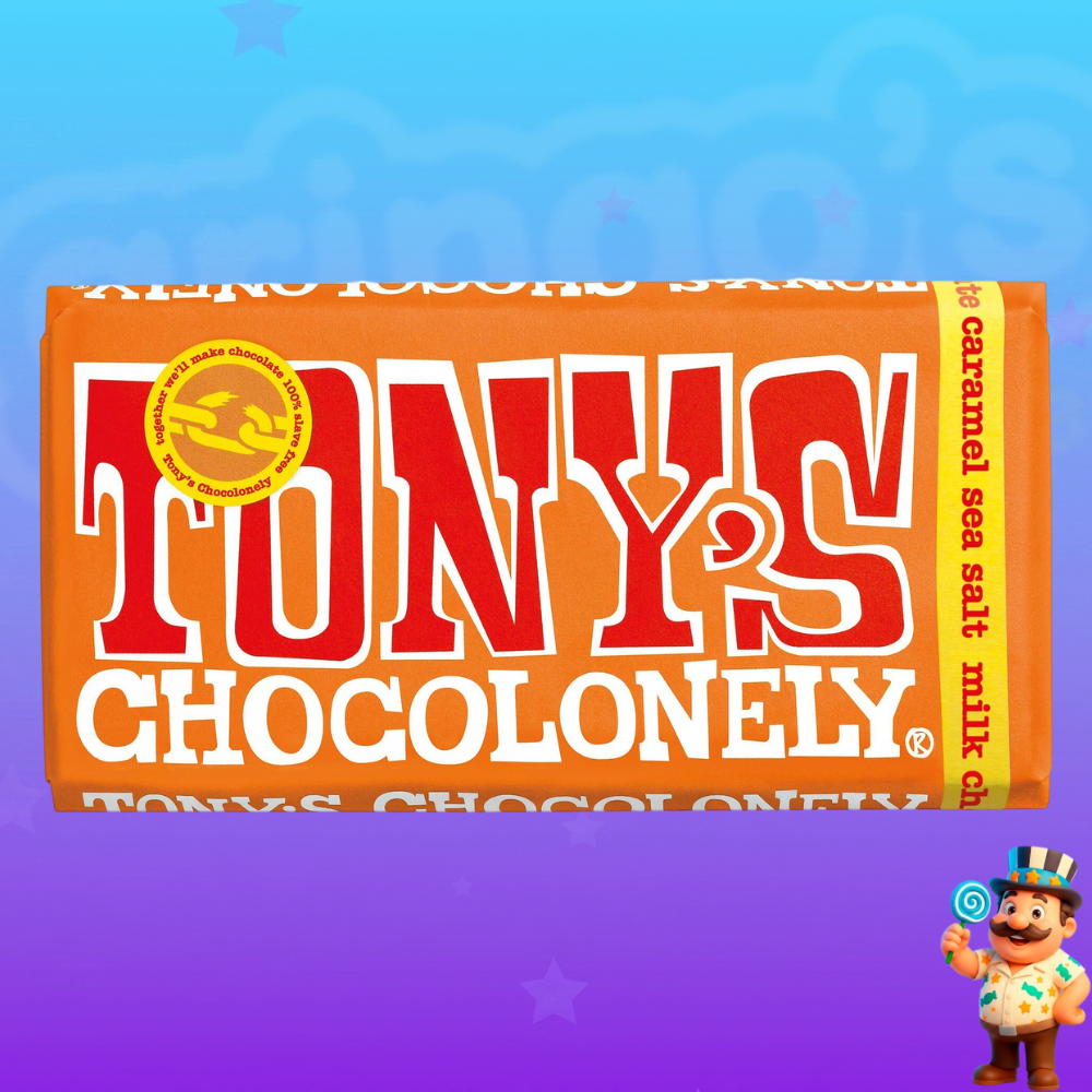 TONY'S CHOCOLONELY CARAMELO E FLOR DE SAL 180g