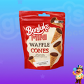 MINI CONES DE WAFER COM RECHEIO DE CREME DE CHOCOLATE AO LEITE 50g