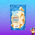 MINI CONES DE WAFER COM RECHEIO DE CREME DE CHOCOLATE BRANCO 50g