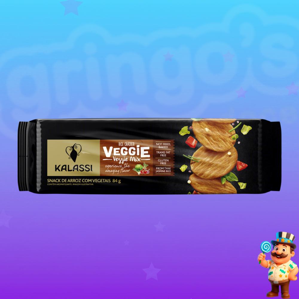 SNACK KALASSI DE ARROZ COM VEGETAIS 84g
