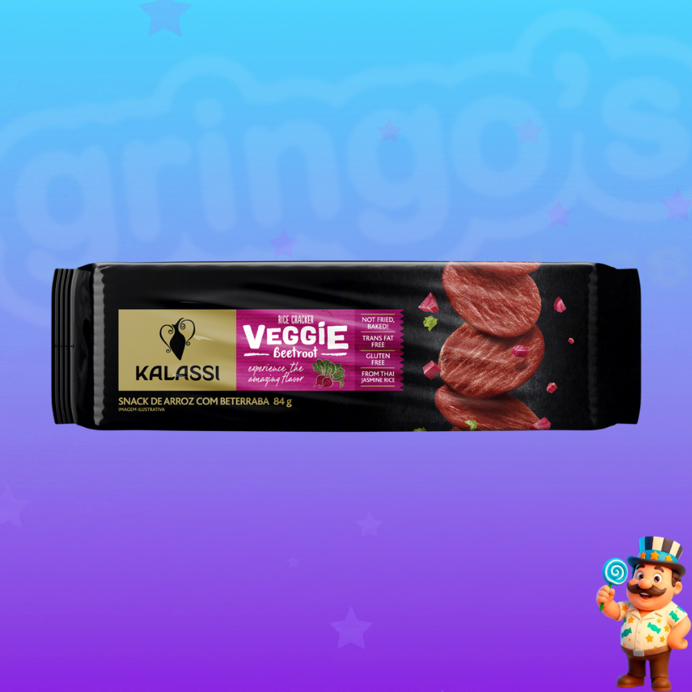 SNACK KALASSI DE ARROZ COM BETERRABA 84g