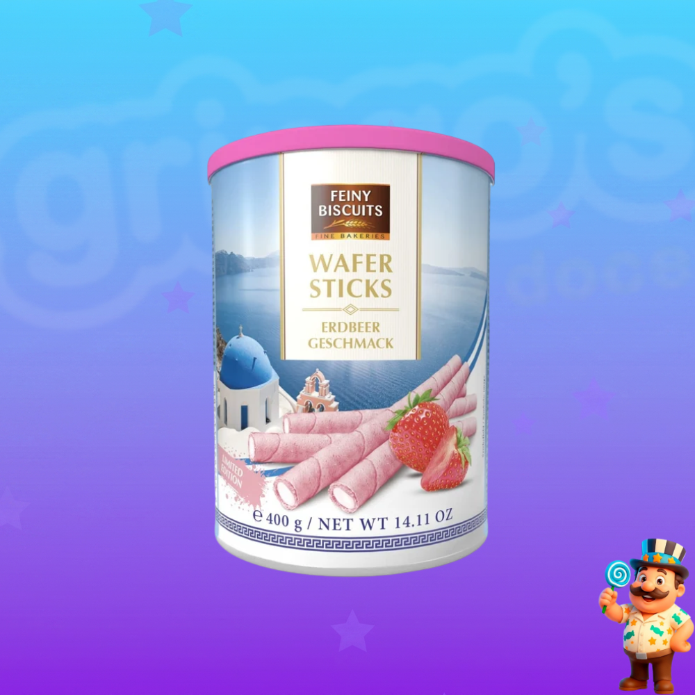 WAFER STICKS FEINY BISCUITS MORANGO 400g