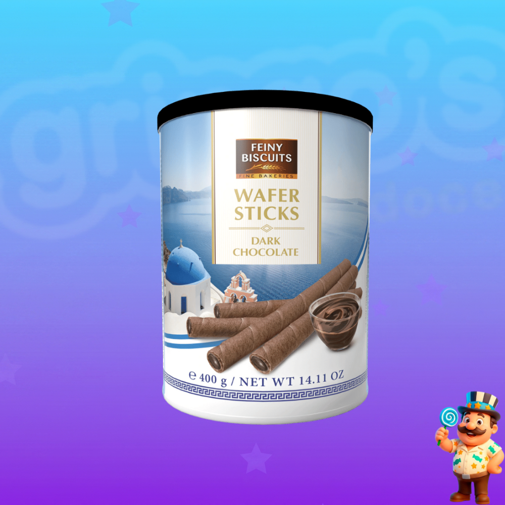 WAFER STICKS FEINY CHOCOLATE AMARGO 400g