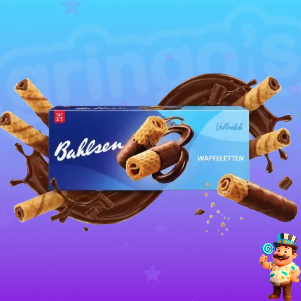 BISCOITO WAFER WAFFELETTEN AO LEITE 100g