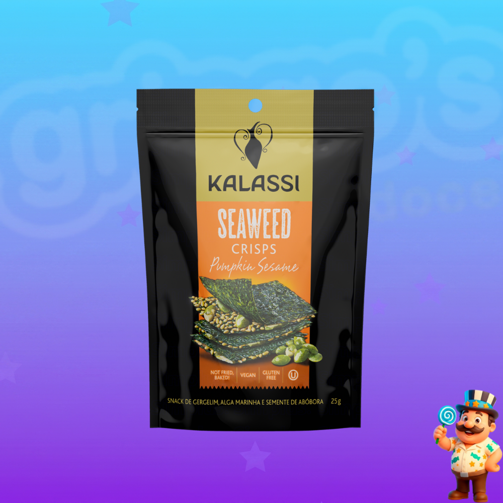 SNACK KALASSI SEAWEED CRISPS PUMPKIN & SESAME 25g