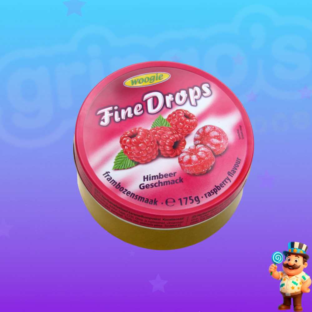 BALA WOOGIE FINE DROPS FRAMBOESA 175g