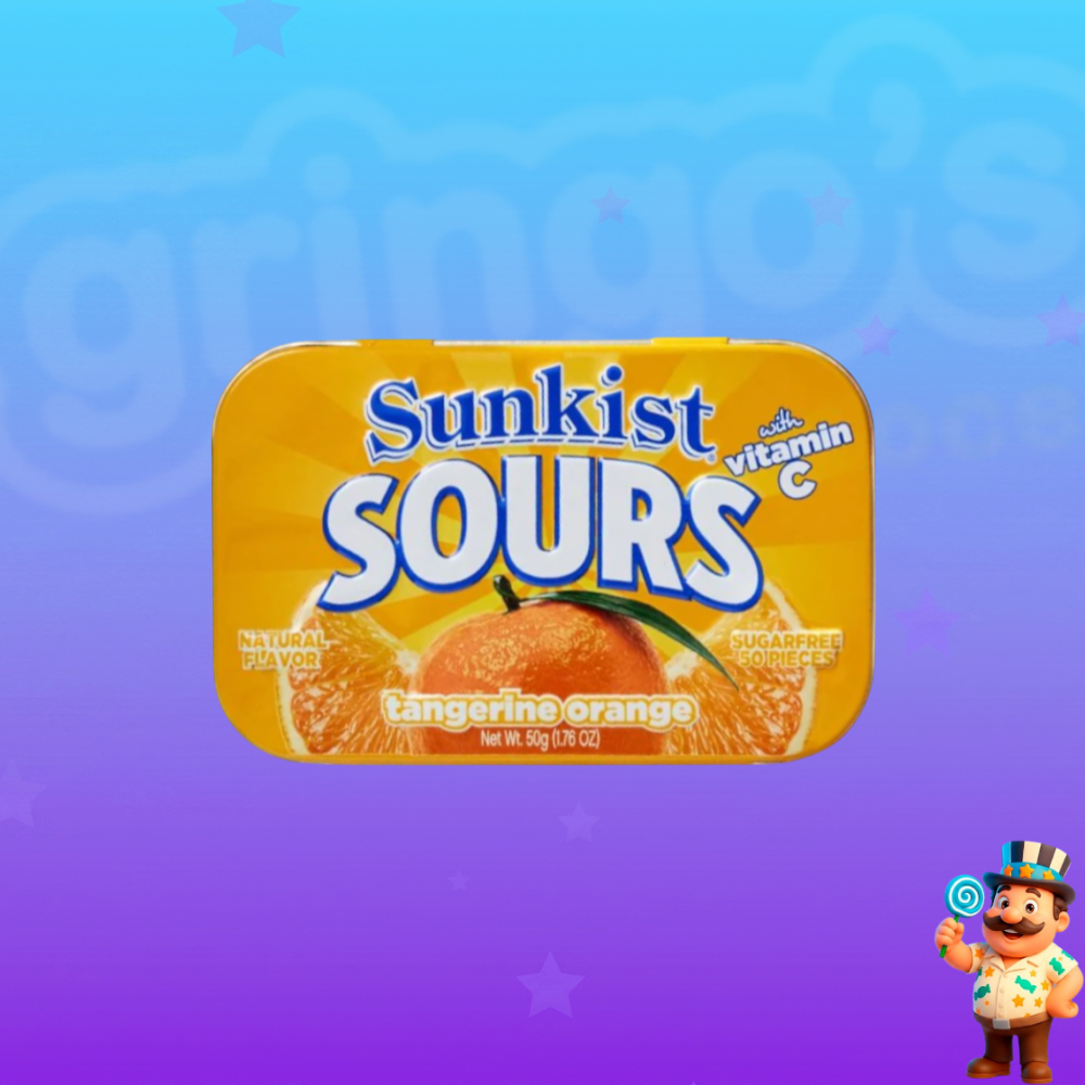 BALAS SUNKIST SOURS TANGERINE ORANGE 50g