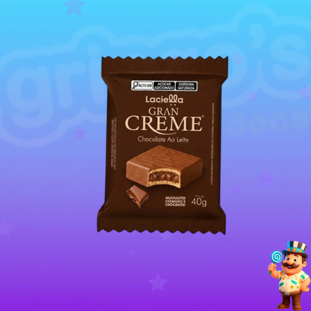 CHOCOLATE LACIELLA GRAN CRÈME CHOCOLATE AO LEITE 40g