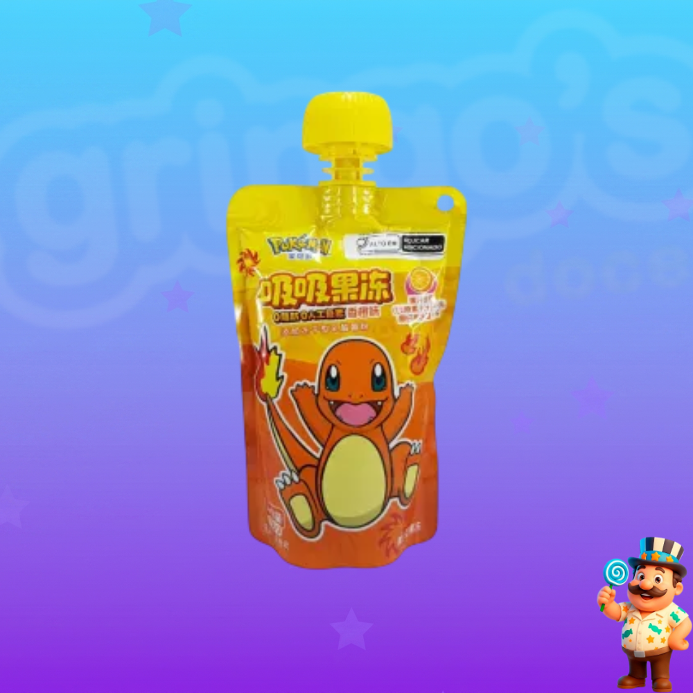 GELATINA BEBÍVEL YIZHI POKÉMON LARANJA 150g
