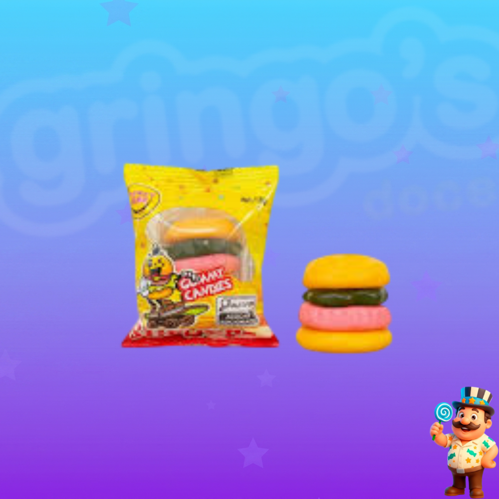 BALA DE GELATINA HAPPY TIME HAPPY GUMMIES BURGER 18g