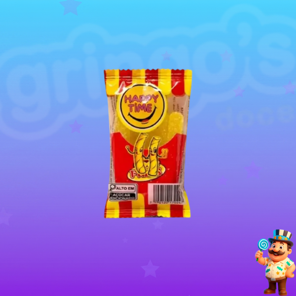 BALA DE GELATINA HAPPY TIME HAPPY GUMMIES BATATA FRITA 15g