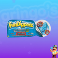 BALA DE GOMA DE BANANA COM GEL AZEDO FRUTOS DO BOSQUE FUNDIPPERZ 54g