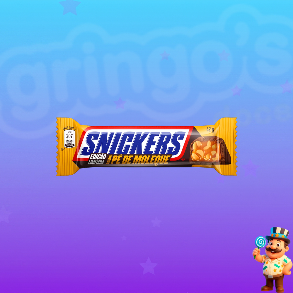 CHOCOLATE SNICKERS PÉ DE MOLEQUE 42G
