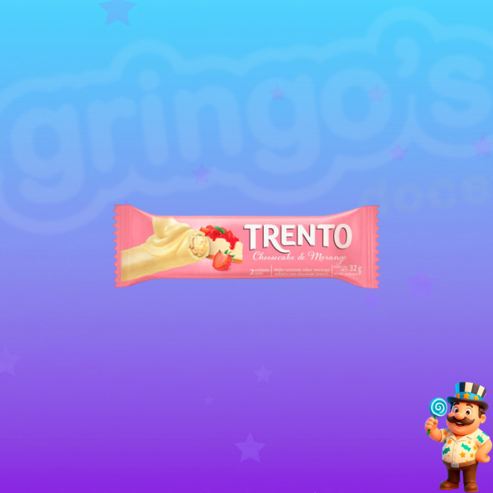 CHOCOLATE TRENTO CHEESECAKE DE MORANGO 29g