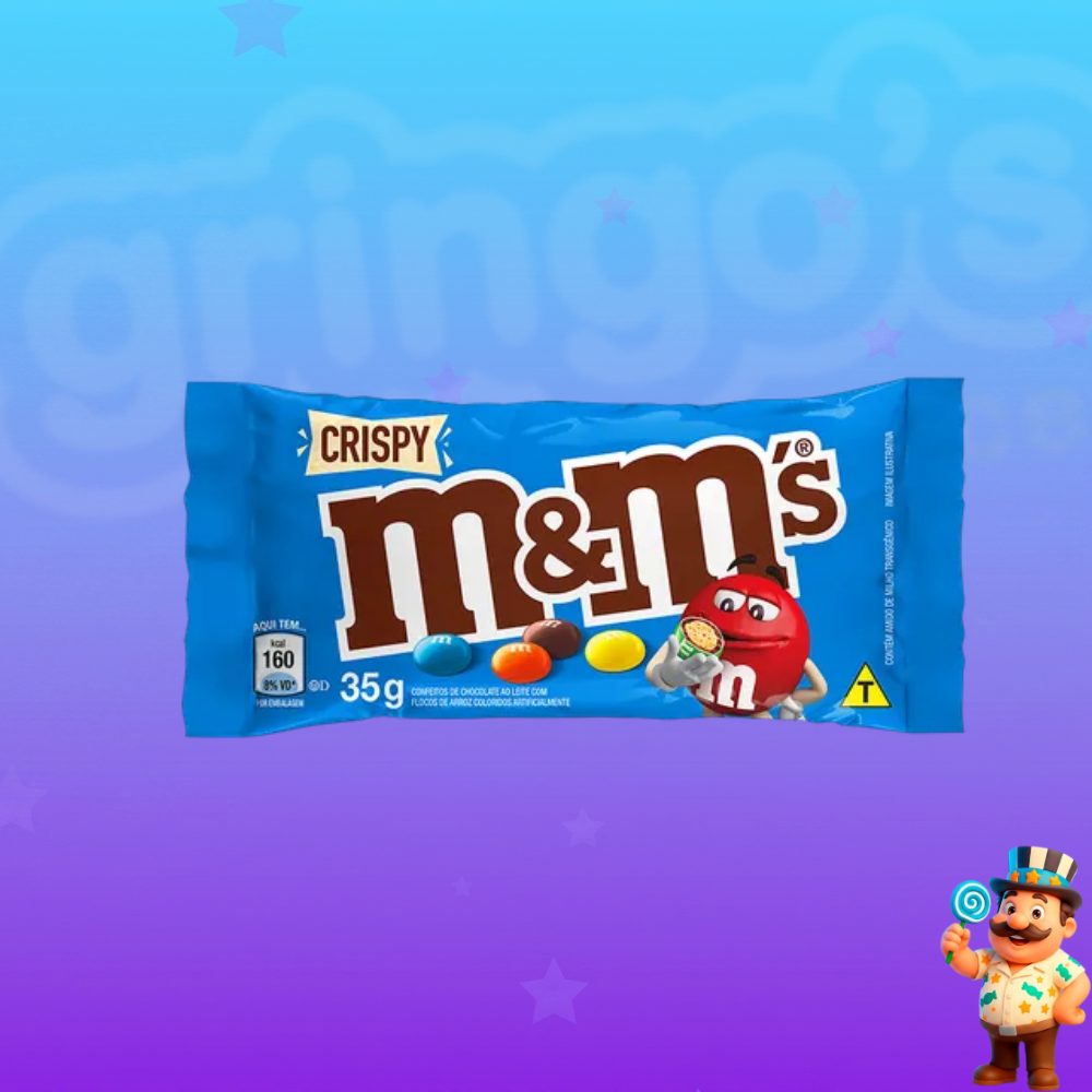 CHOCOLATE M&M'S AO LEITE CRISPY 35G