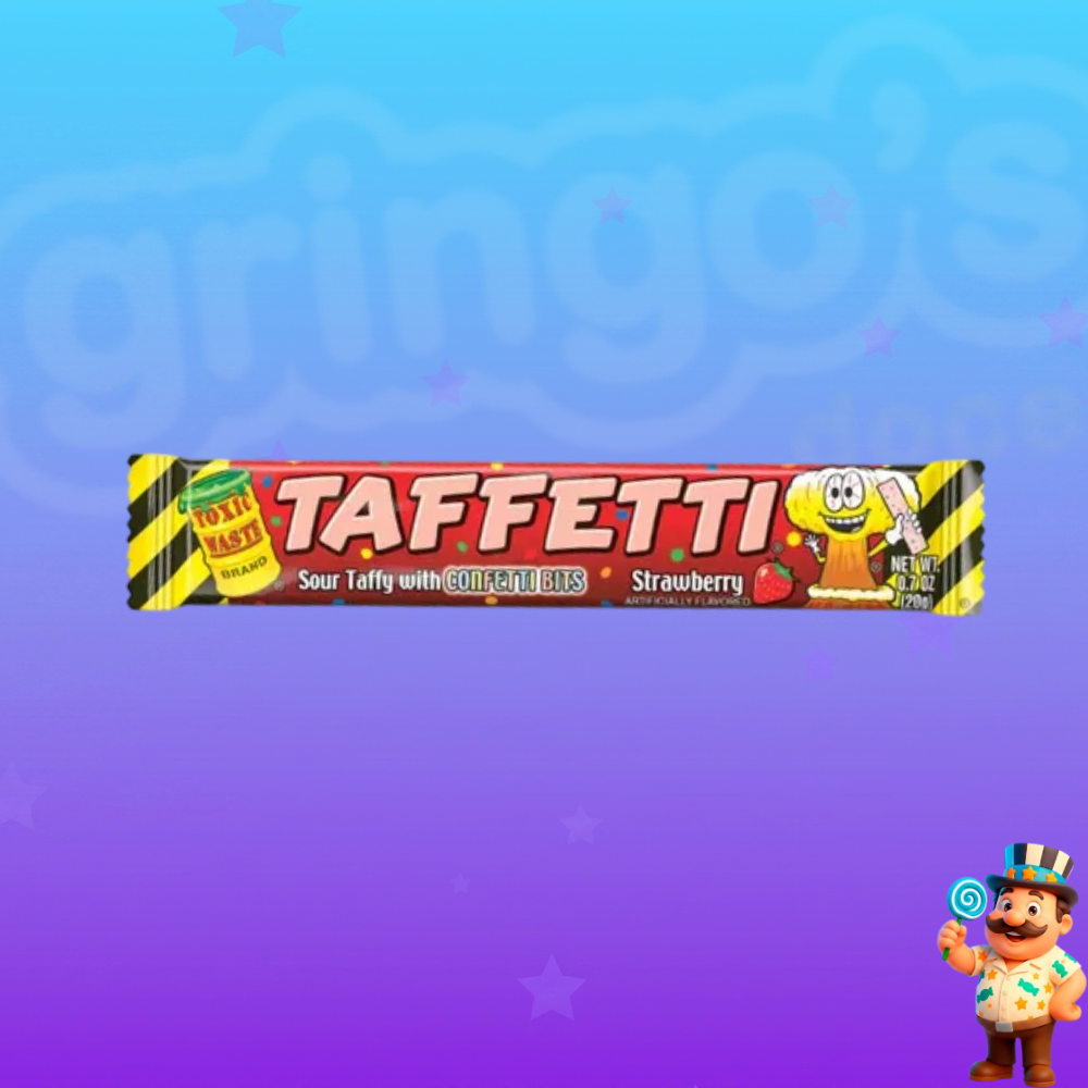 BALA TOXIC WASTE TAFFETTI MORANGO 20g