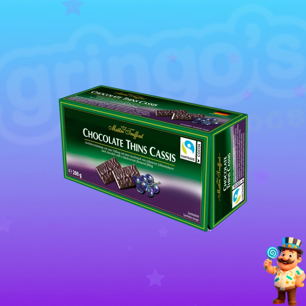 CHOCOLATE MAÎTRE TRUFFOUT CASSIS 200g