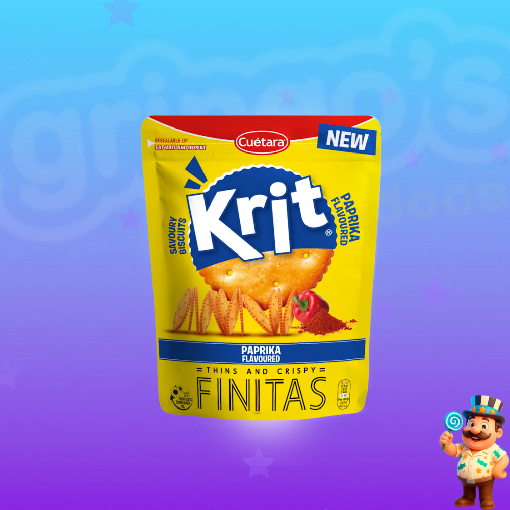 BISCOITOS CUÉTARA KRIT FINITAS PÁPRICA 150g