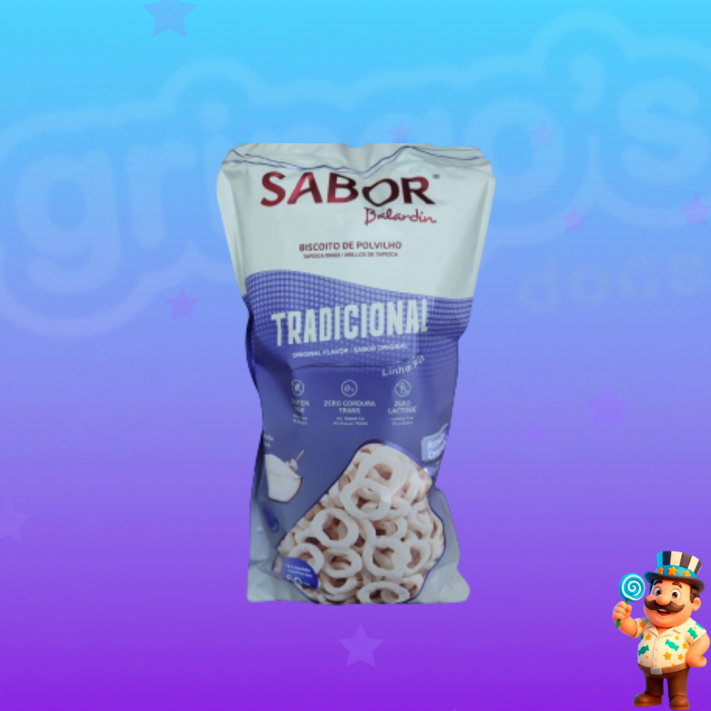 BISCOITO DE POLVILHO BALARDIN TRADICIONAL 60G