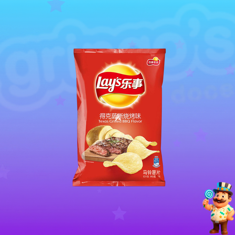 BATATA LAY'S TEXAS GRILLED BBQ FLAVOR 70G
