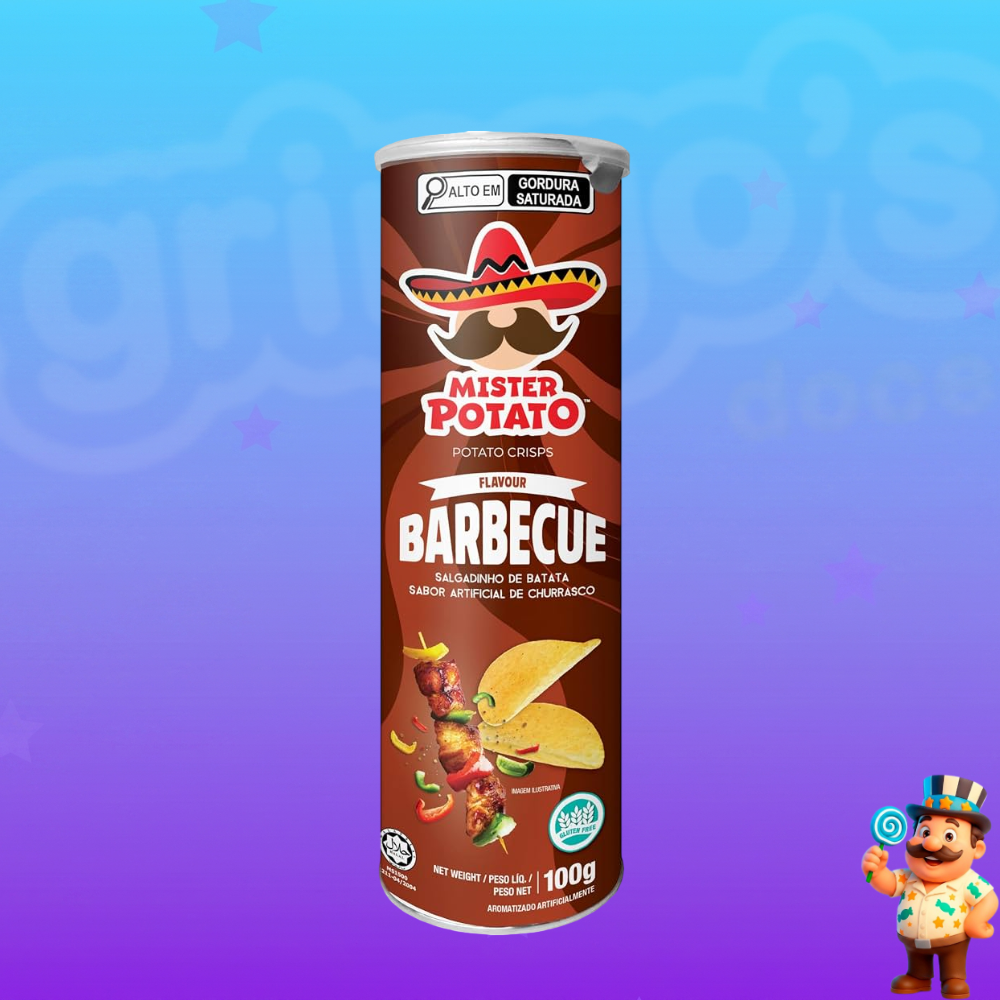 BATATA MISTER POTATO BARBECUE 100G