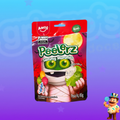 BALA DE GELATINA AMOS PEELZ MUMMIES LARANJA MORANGO E MAÇÃ VERDE 65G