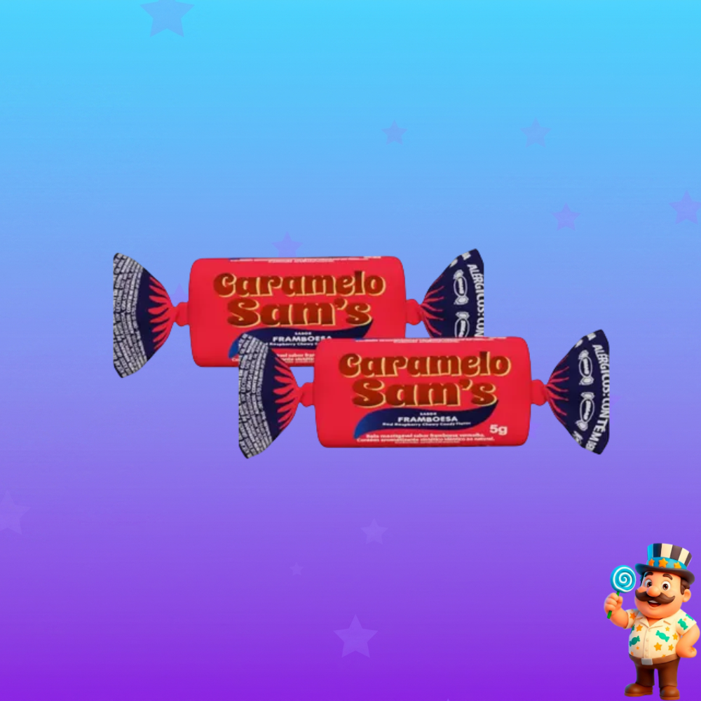CARAMELO FRAMBOESA SAM'S 45G