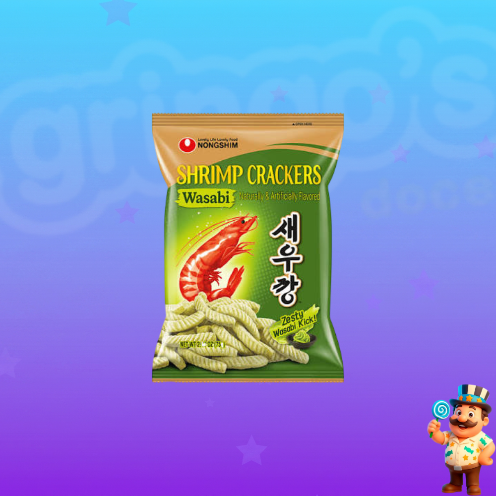SHRIMP CRACKERS WASABI NONGSHIM 75G