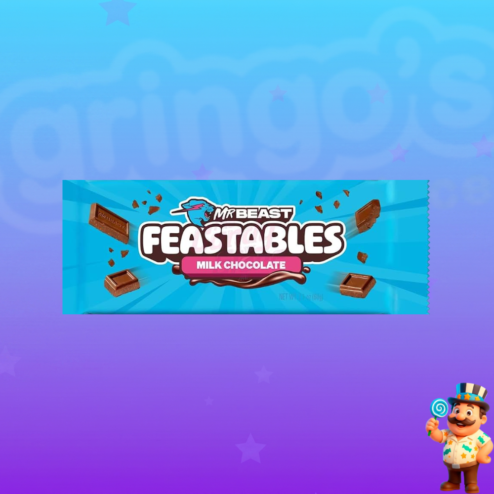 CHOCOLATE FEASTABLES MILK CHOCOLATE 60G