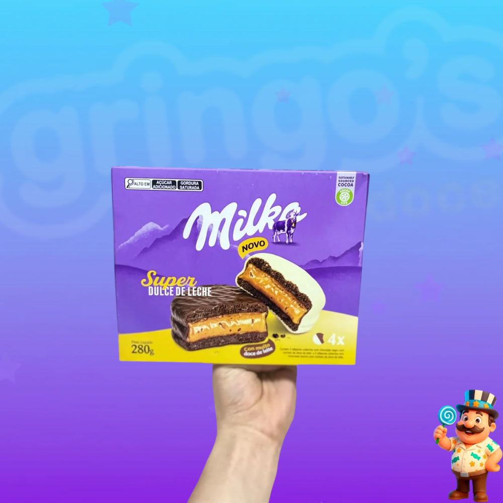 MILKA ALFAJOR SUPER DULCE DE LECHE 280G