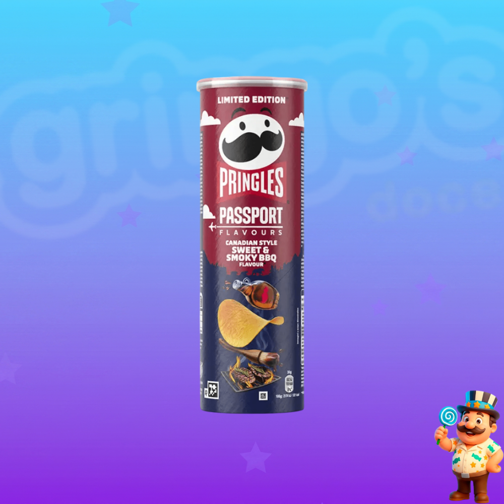 PRINGLES SWEET  E SMOKEY 165G
