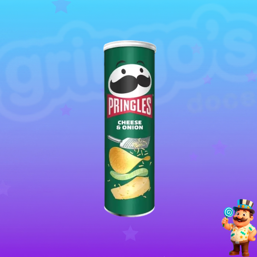 PRINGLES CHEESE E ONION 165G