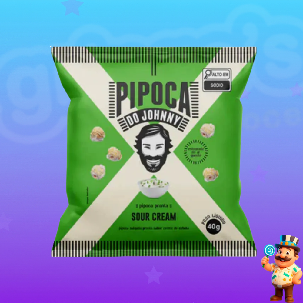 PIPOCA DO JOHNNY SOUR CREAM 40g