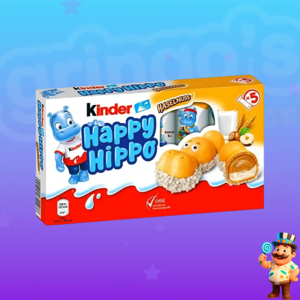 KINDER HAPPY HIPPO AVELÃ 103,5g