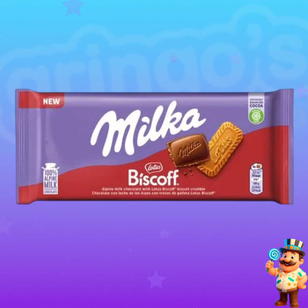 CHOCOLATE MILKA BISCOFF 90g