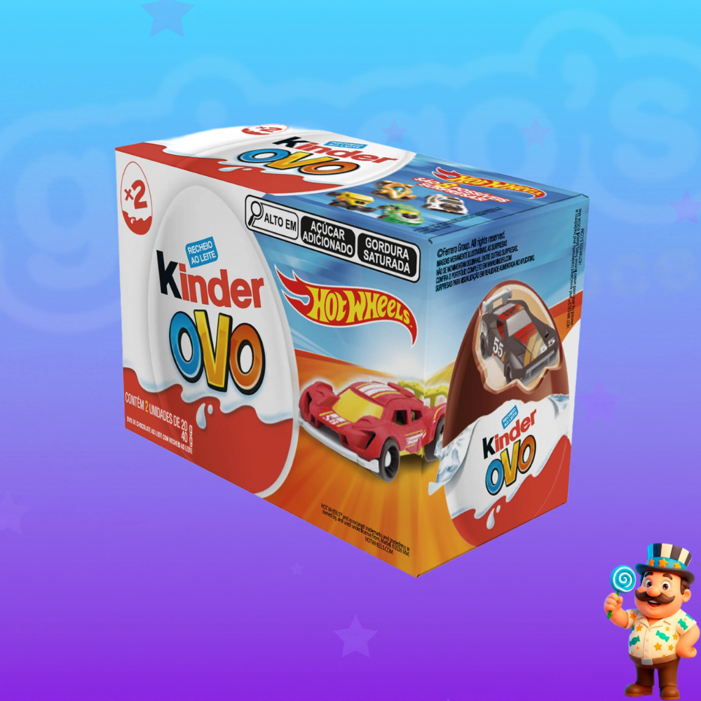 KINDER OVO HOTWHEELS 40g