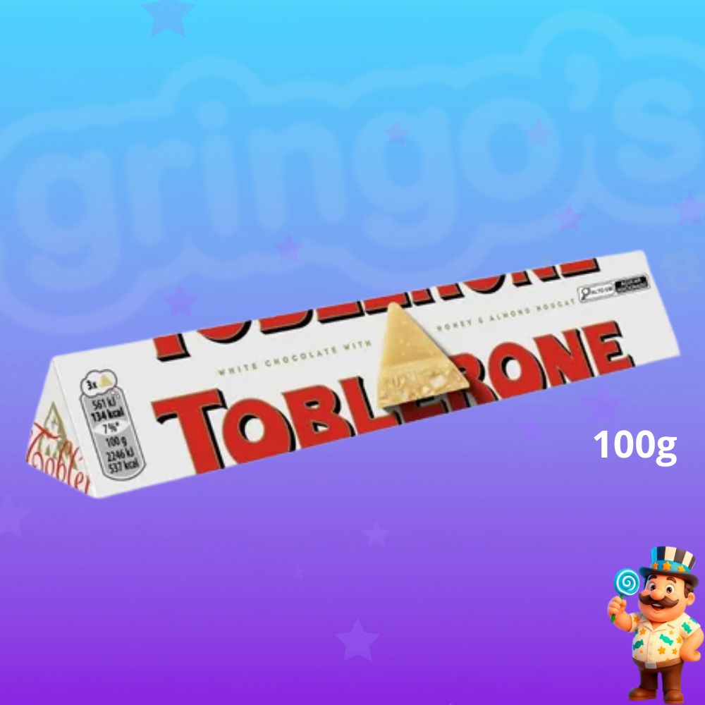 CHOCOLATE TOBLERONE BRANCO 100g