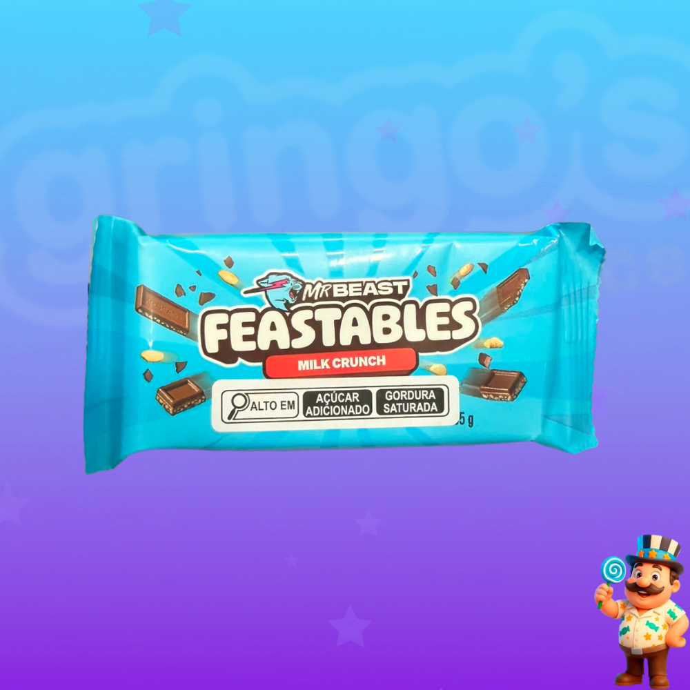 Chocolate Feastables Milk Crunch 35 g