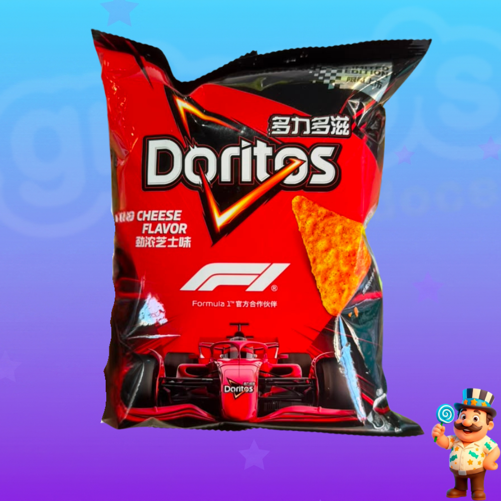DORITOS NACHO CHEESE FÓRMULA 1, EDIÇÃO CHINESA