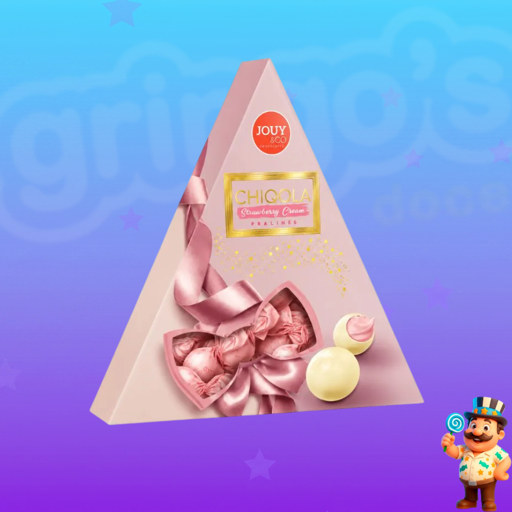 BOMBONS CHIQOLA STRAWBERRY CREAM PRALINES 110g