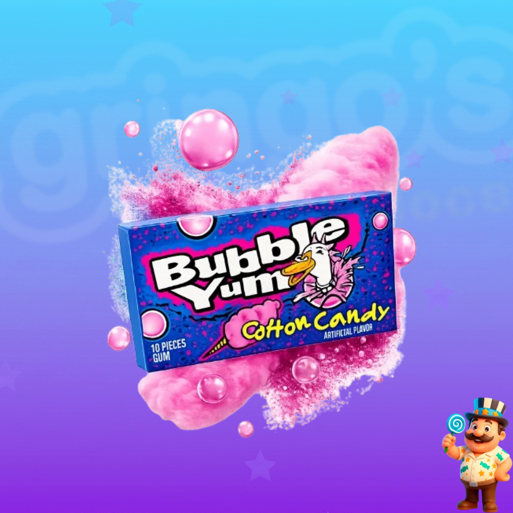 CHICLETE BUBBLE YUM COTTON CANDY 80g