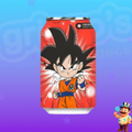 REFRIGERANTE OCEAN BOMB DRAGON BALL GOKU PÊSSEGO 330ml