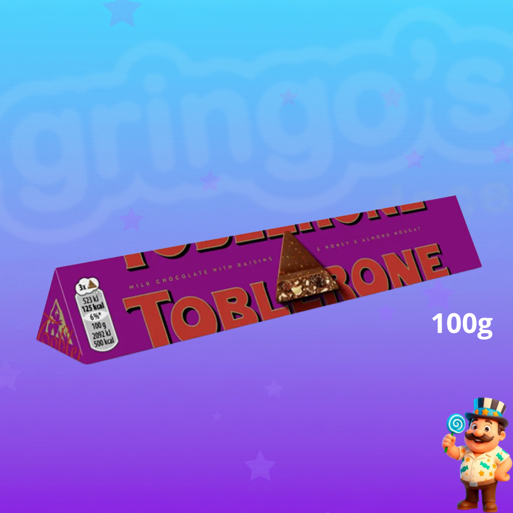 CHOCOLATE TOBLERONE NOZES E FRUTAS 100g